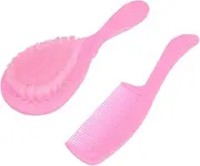 CIMAXIC Set Comb Combs Grooming Kit Brush Massage Comb for Newborn Comb for Comb Newborn Grooming Comb Massage Comb Turtle Erasers Haircut Comb Take a Bath Child Cradle Pink