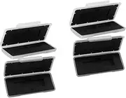 2sets 2 Ssd Storage Protective Bag Hard Drive Case Buckle Foam Padding for Safe Transportation 2pcs*2
