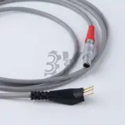 one 3 Prong 2 Pins Connection Cable for Leeb Hardness Tester Meter
