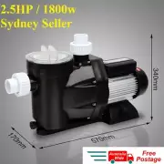 1800w 2.5HP SWIMMING POOL WATER PUMP ELECTRIC SELF PRIMING SPA FILTER 33600L/H