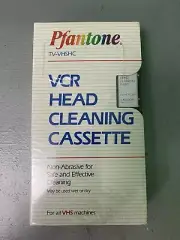 PFANTONE VCR Head Cleaning Cassette Tape VHS New/Sealed Wet or Dry