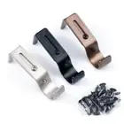 3-pc Curtain Rod Holder Wall Bracket Hooks for 1 Inch Diameter Curtain Rod