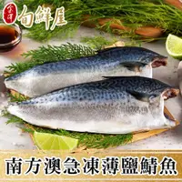 在飛比找ETMall東森購物網優惠-買10送10【金澤旬鮮屋】南方澳急凍薄鹽鯖魚_共20片(11