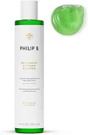 Philip B Philip B Peppermint and Avocado Volumizing and Clarifying Shampoo for Unisex 7.4 oz Shampoo, 220 ml