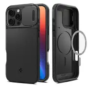 SPIGEN iPhone 16 Pro Max Case, 6.9 2024 Genuine Optik Armor MagFit MagSafe Compatible Magnet Lens Cover for Apple