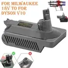 Battery Adapter for Milwaukee 18V Convert to for Dyson V10 Series Vacuum Cleaner