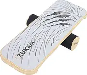 ZUKAM Balance Board Trainer, Wooden Balancing Board with Workout Guide to Exercise and Build Core Stability, Wobble Board for Skateboard, Hockey, Snowboard & Surf Training