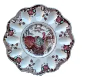 Johnson Brothers His Majesty Deviled Egg Plate NEW WITH LABEL