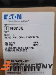 1pcs new Eaton HFD3150L Circuit Breaker New original genuine product FedEx/DHL