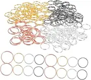 jojofuny 170PCS Key Rings Durable Split Key Chains for DIY Projects Home Car Office Dog Tags