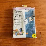 Bonds Baby Disney Finding Nemo Bruce Shark Blue Zip Wondersuit Size 2 BNIP