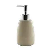 Ceramic Soap Dispenser Pump for Bathroom & Kitchen Gel for Home Use Off White