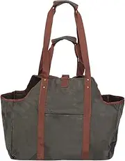 Firewood Log Carrier Tote Bag Large Thicken Waxed Canvas Wood Storage Bag for Firewood Organizer Durable Sturdy Lightweight for Camping Fireplace Accessories Material Canvas Color