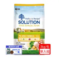 在飛比找ETMall東森購物網優惠-SOLUTION耐吉斯-無穀成犬火雞肉配方 6.6lbs(3