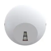 Step Wall Light Surface Mounted 3.5W Round White 3000K IP65 14D Beam OD120mm 45LM