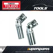 Toledo Spark Plug Socket 16mm 21mm- Universal Joint Set 1/2" Square Drive