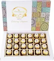 Jaiccha Ghasitaram Channa Laddoos 24pcs with Captions|Diwali Gift,Holi,Rakhi,Valentine,Christmas,Birthday,Anniversary,Her,Him|
