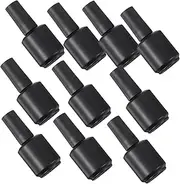 DRESSOOS Nail Polish Bottles Set 15ml Glass Nail Polish Containers Nail Art Supplies Screw Cap Leakproof for Nail Gel