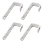 4pcs PVC Coated Ladder Hooks Iron Bunk Bed Ladder Hooks - Heavy Duty Hook Bra...