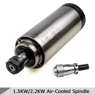 1.5KW 2.2KW 110V 220V 380V Air Cooled Spindle Motor For CNC Engraving Machine