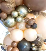 102pcs Brown Coffee Balloon Set Arch Balloon Set Birthday Wedding Party Supplies Garland Decoration