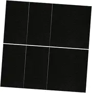 FOMIYES 2sets Cat Litter Box Filter Pads Activated Carbon Fiber Odor Replaceable Litter Filters for Cats 6pcs*2