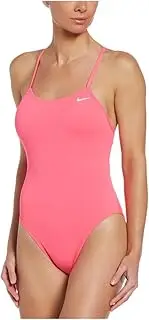 [Nike] Hydrastrong Solid Lace Up Tie Back One Piece Pink