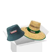 Bunnings Adults Bucket Hat Straw Hat Box Set Bundle