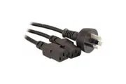 2m Avico Power Cord 3pin AC Plug To "Kettle Plugs" 2xIEC Socket