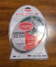 RCAs 6 foot HDMI To DVI Digital Video And Audio Cable - F