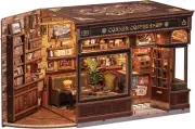 CUTEBEE Book Nook Kit, DIY Miniature House Kits for Adult and Teens, Dollhouse B