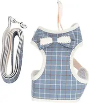 Breathable Cat Vest Harness with Adjustable Leash, Escape-Proof Walking Strap for Cats, Comfortable & Stylish Design (Small (Suitable for 2-6 catties))