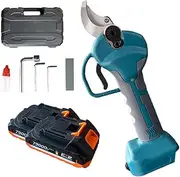 Cordless Pruners, Portable Battery Powered Cordless Pruners, 2000Mah Lithium Battery, Over Temperature Protection, Blades Sk5 Carbon Steel, Max Cutting Diameter 45Mm, Garden Branch Electric Scissors