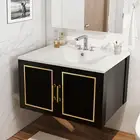 Ultym 30" Floating Bathroom Vanity Sink Combo Soft-Closing Cabinet Metal Handle