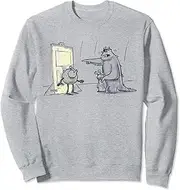 [Disney] Pixar Monsters, Inc. Sulley, Mike & Boo Line Art Sweatshirt