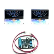 2pcs P-97 Panel VU Meter Level DB Audio Power Amplifier + TA7318P Driver Board