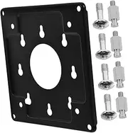 1Set Mini PC Monitor Mounting Bracket Back Mounting Plate for Space Saving PC Support Durable Design for Clutter Workspaces Compatible with Standards