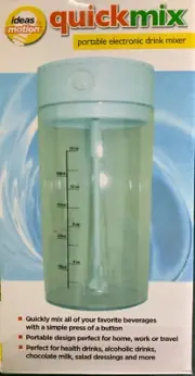 PORTABLE ELECTRONIC DRINK MIXER - QUICKMIX