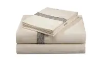 Natori Lotus Temple 300 TC Flat Sheet, Pearl, king or Queen NA20-1564, NA20-1563