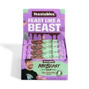 Feastables MrBeast Mini Milk Chocolate Bars Grass-Fed Milk Chocolate ~ 24 count