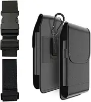 Cell Phone Pouch Holster Case with Nylon Belt Clip Armband, for iPhone 16, 16pro, 15, 15 Pro 14 14 Pro 13 12 Pro 11, Xs, 10, X XR, Samsung Galaxy S24 5G S23 S22 S21 S10 S9