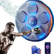 Music Boxing Machine with Adult Boxing Glove, Bluetooth Smart Boxing, Training P