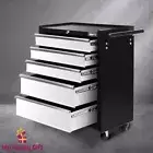 Giantz 5 Drawers Tool Box Chest Cabinet Trolley Box Garage Storage Toolbox Grey