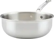Hestan Thomas Keller Clad Stainless Steel Open Saucepan (20cm/1.9L)