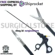 Laparoscopy Curved Scissors Forceps Surgical Instruments 5mmx330mm