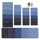 Iron on Patches for Clothes 25PCS Denim Patches for Jeans Kit Jean Patches fo...
