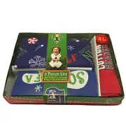 Elf SON OF A NUTCRACKER 3 Piece Set-Sleep Shirt, Lounge Pants & Boxer Briefs XL