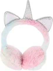 [Outanaya] Unicorn Earmuffs for Boys and Girls Plush Ear Sleeves Fashionable Winter Ear Warmers Comfortable for Outdoor