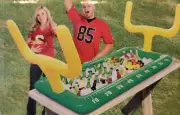 Inflatable Cooler Tailgate Party Touchdown Snack 4.5' Football New