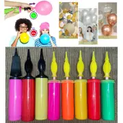 Balloon Air Pump Plastic Balloon Inflator Handheld Party Supplies - 3 Pcs Set
